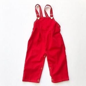 Vintage red clip overalls EUC 24 months
.